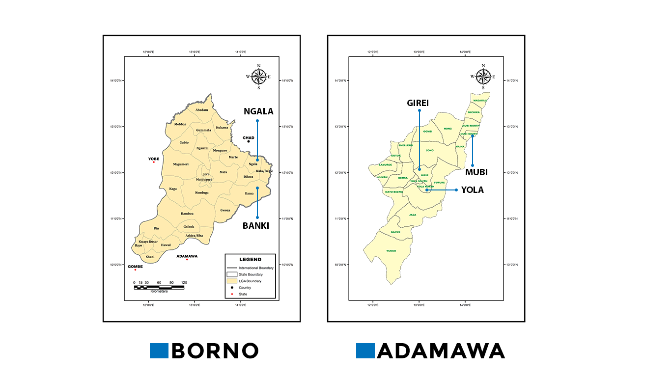 Adamawa Map